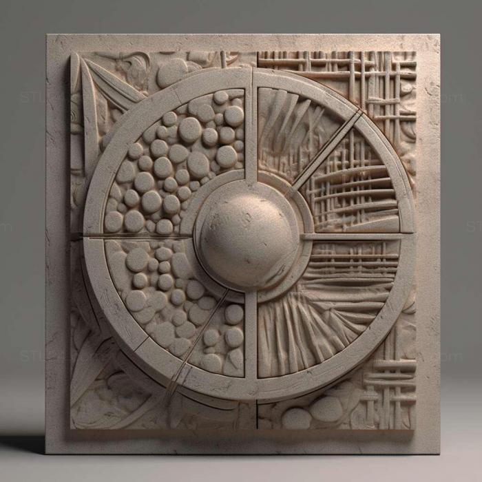 Patterns and decorations (stl concrete 3, PATTERN_2431) 3D models for cnc